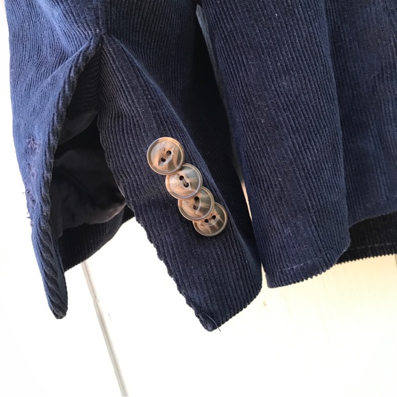 Jachs New York Navy Stretch Corduroy Blazer